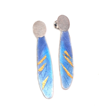 Thrive feather earring