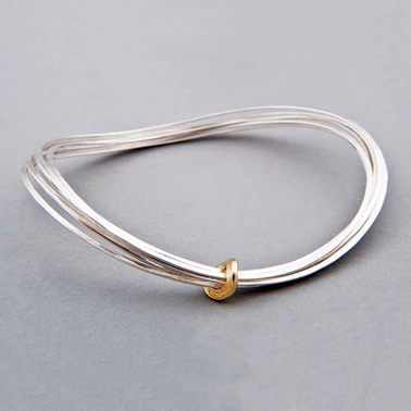 Total Honesty bangle with gold