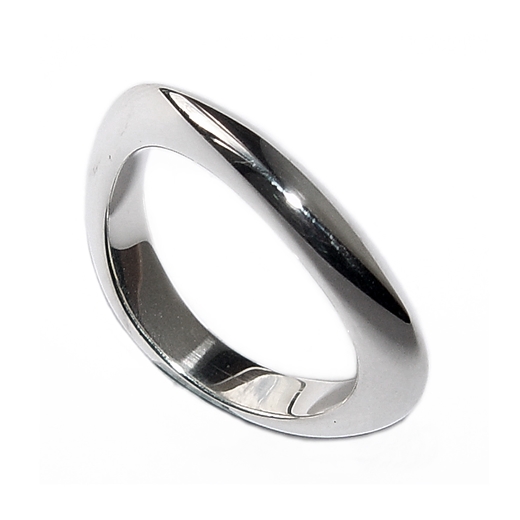 4mm Silver Shell Band