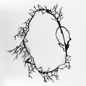 Trees necklace rubber cutout
