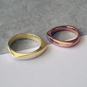 3.5mm Triangular love ring