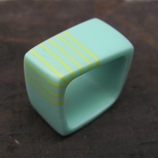 turquoise square ring 2