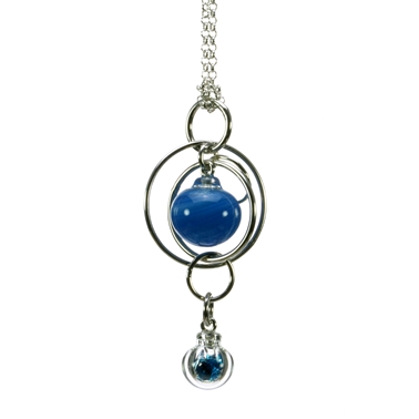turquoise-flame-worked-glass-double-bubble-sterling-silver-pendant-by-charlotte-verity