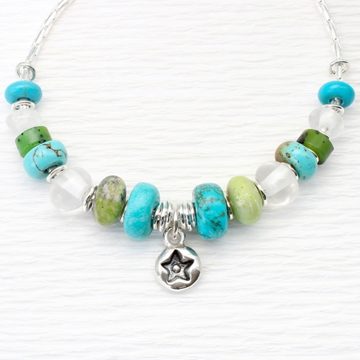 Star turquoise necklace 5