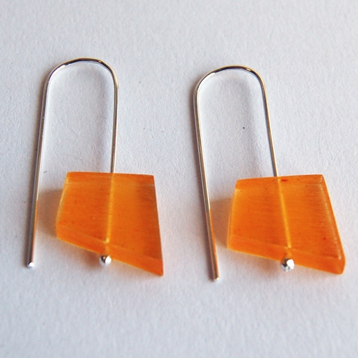 yellow fragments earrings 2